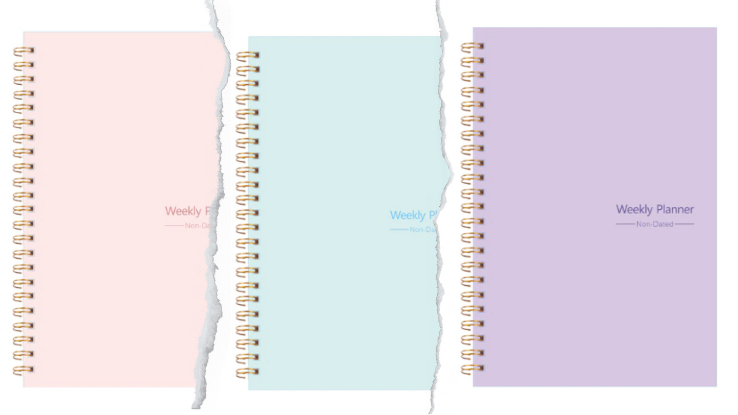 A5 52 Weekly Non-Dated Planner