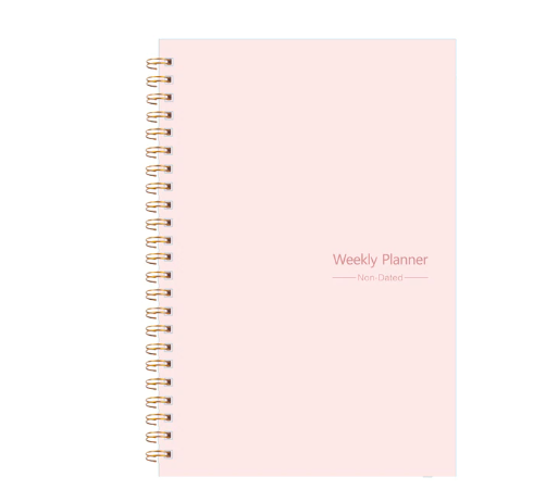 A5 52 Weekly Non-Dated Planner