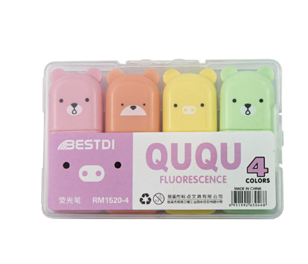 4 Pack Highlighters